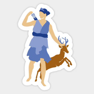 Artemisa Greek Goddess Sticker